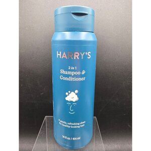 Harrys 2-In-1 Mens Shampoo & Conditioner Peppermint Scent Sulfate-Free 14 Fl Oz